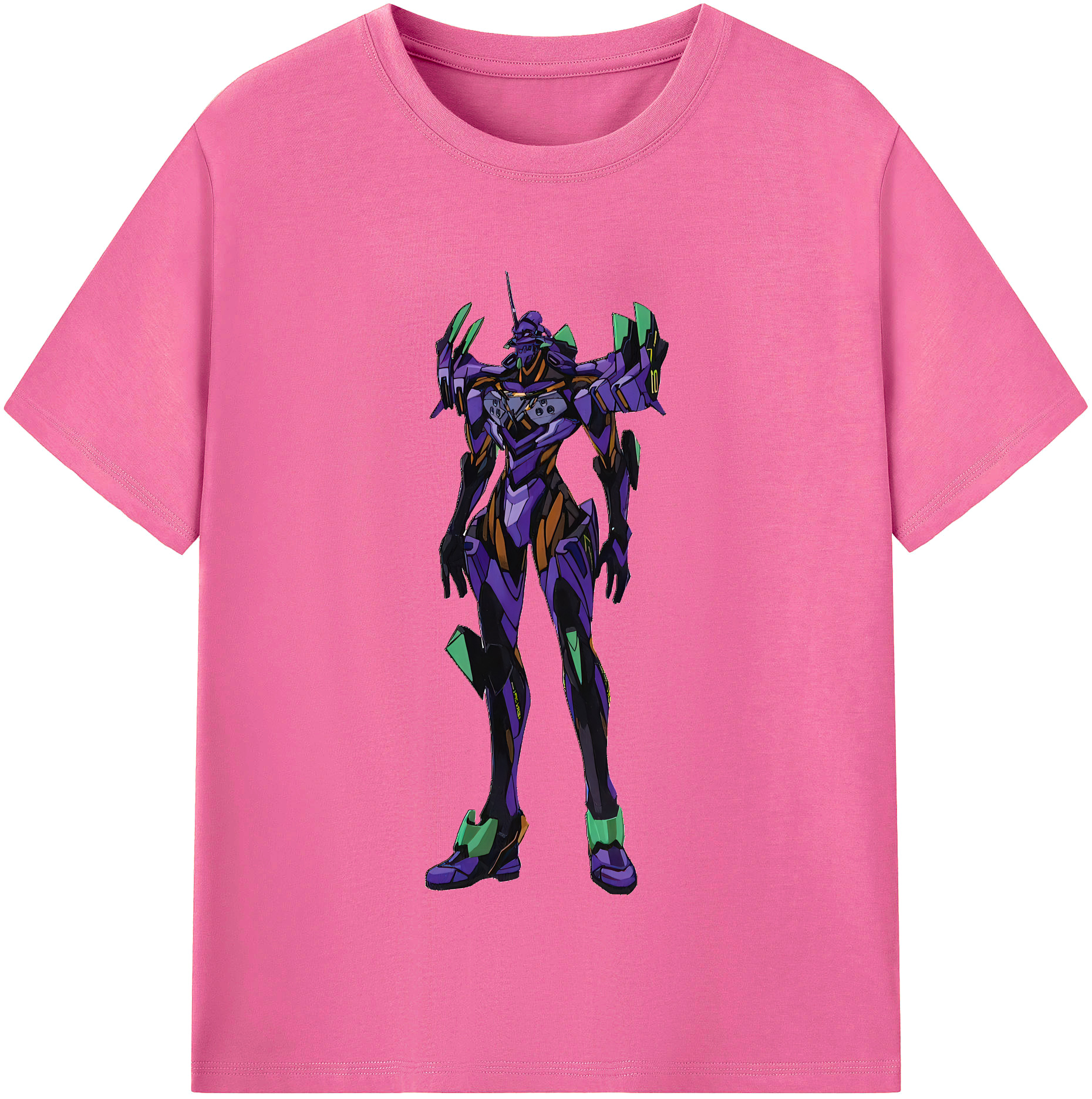 （画像用） EVA 新世紀エヴァンゲリオン レディースカジュアルプリントTシャツ（綿100％）